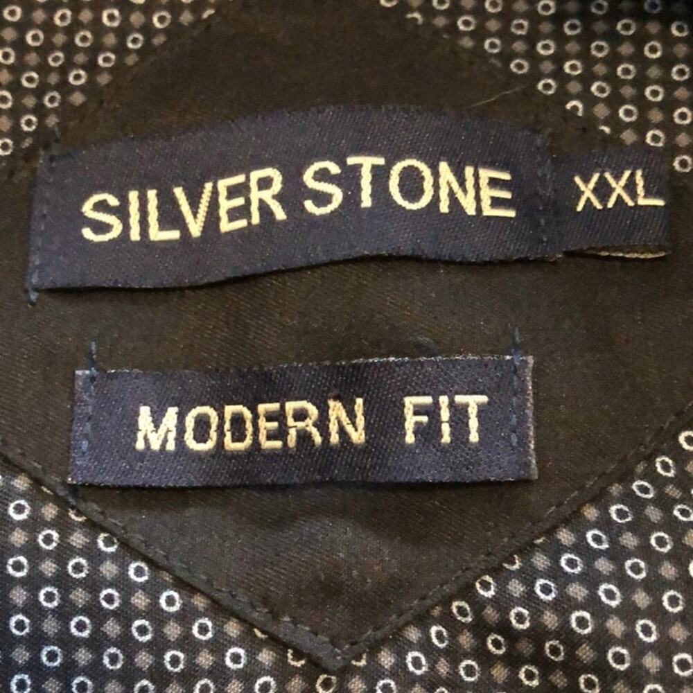 Nwt Silverstone Mens Dress Shirt Sz Xxl Modern Fit Flaw Business Casual — image 3 of 8